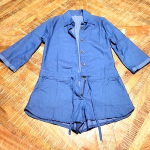 Denim Romper| Unbranded | Size Small | Never Worn